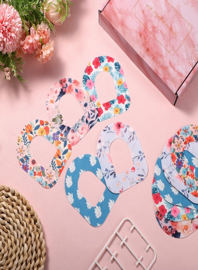 XIHIRCD 25pcs Adhesive Patches for Omnipod, Waterproof Breathable Insulin Sensor Cover Tape Sensor Stickers Pack Compatible with Omnipod Overpatch Protection (5 Styles) - Image 3